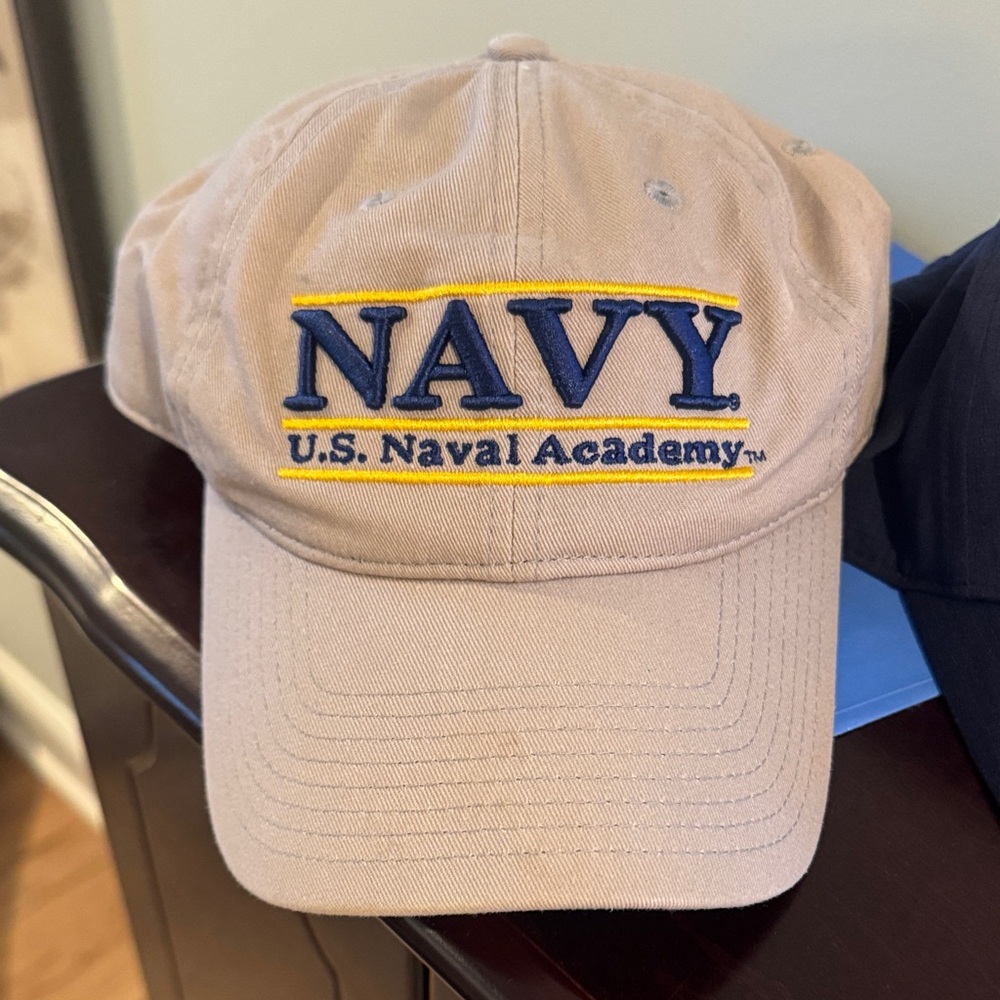 The Game Tan and Blue Navy Hat USNA